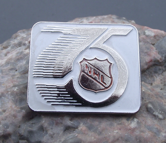 1993 NHL Ice Hockey USA National Hockey League 75th Anniversary Pin Badge