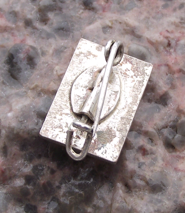 Vintage East Germany WB Waggonbau Bautzen Railway Train Wagon Maker Pin Badge