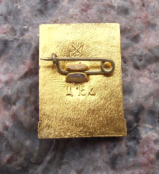 Vintage Iron Felix Dzerzhinsky Russian Revolutionary Pin Badge