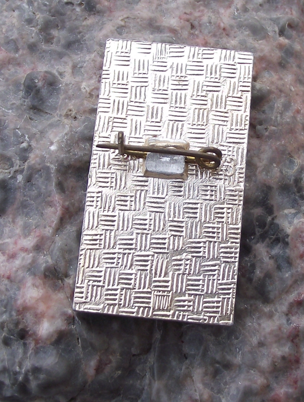 Vintage Monument to Composer Mikhail Ivanovich Glinka Smolensk Pin Badge