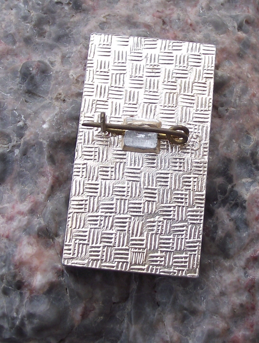 Vintage Monument to Composer Mikhail Ivanovich Glinka Smolensk Pin Badge