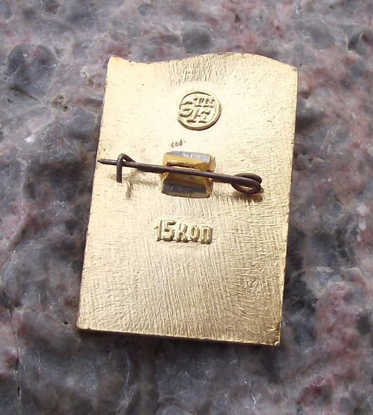 Vintage Sergei Yesenin Russian 20th Century Poet Pin Badge