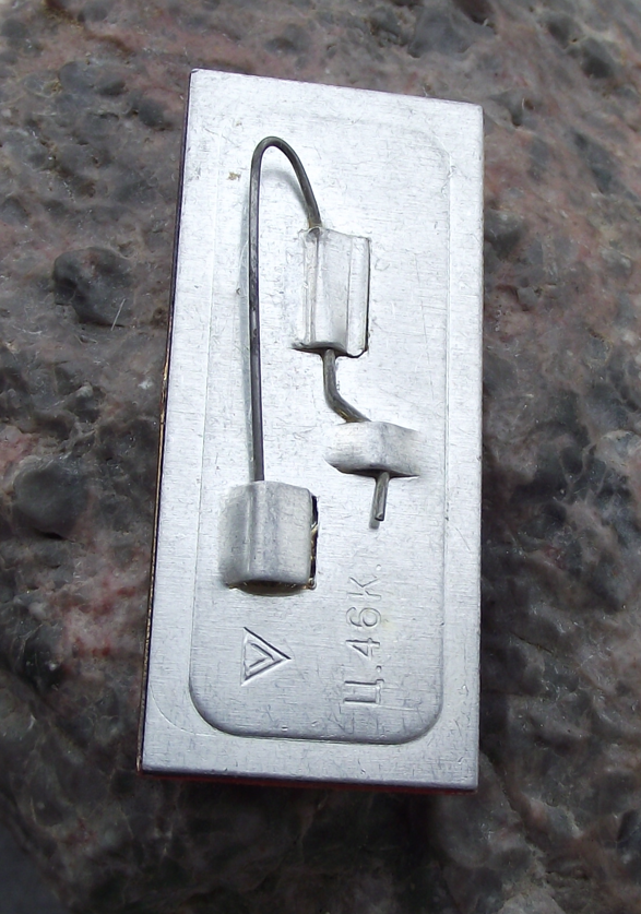 1980 Moscow Olympic Games Official Logo Soviet Union Mirror Pin Badge