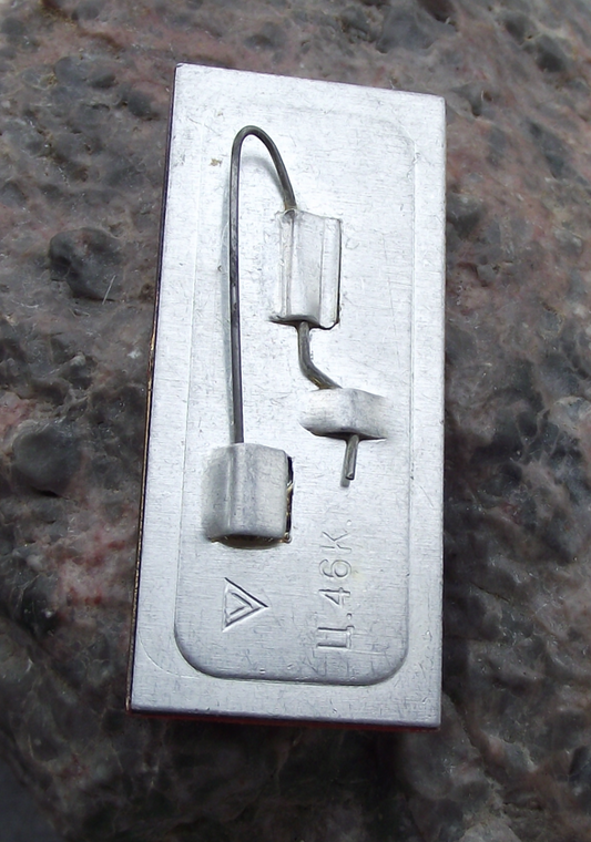 1980 Moscow Olympic Games Official Logo Soviet Union Mirror Pin Badge