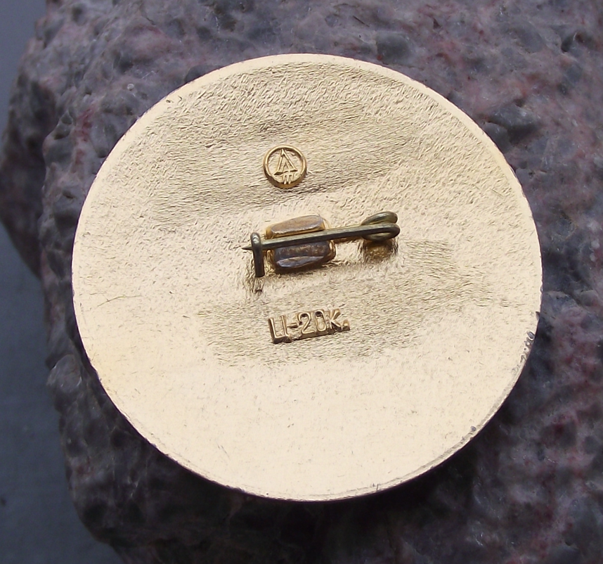 1980 Moscow Olympic Games Large Official Logo Pin Badge