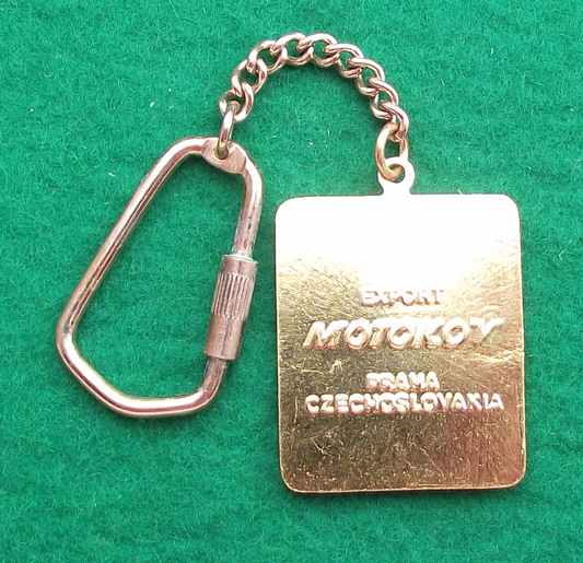 1986 Velorex Motorbike Sidecars Motorcycles Motokov Anniversary Key Chain Fob