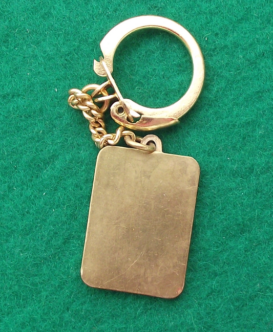 1988 Prague Czechoslovakia European Figure Ice Skating Finals Key Ring Key Chain