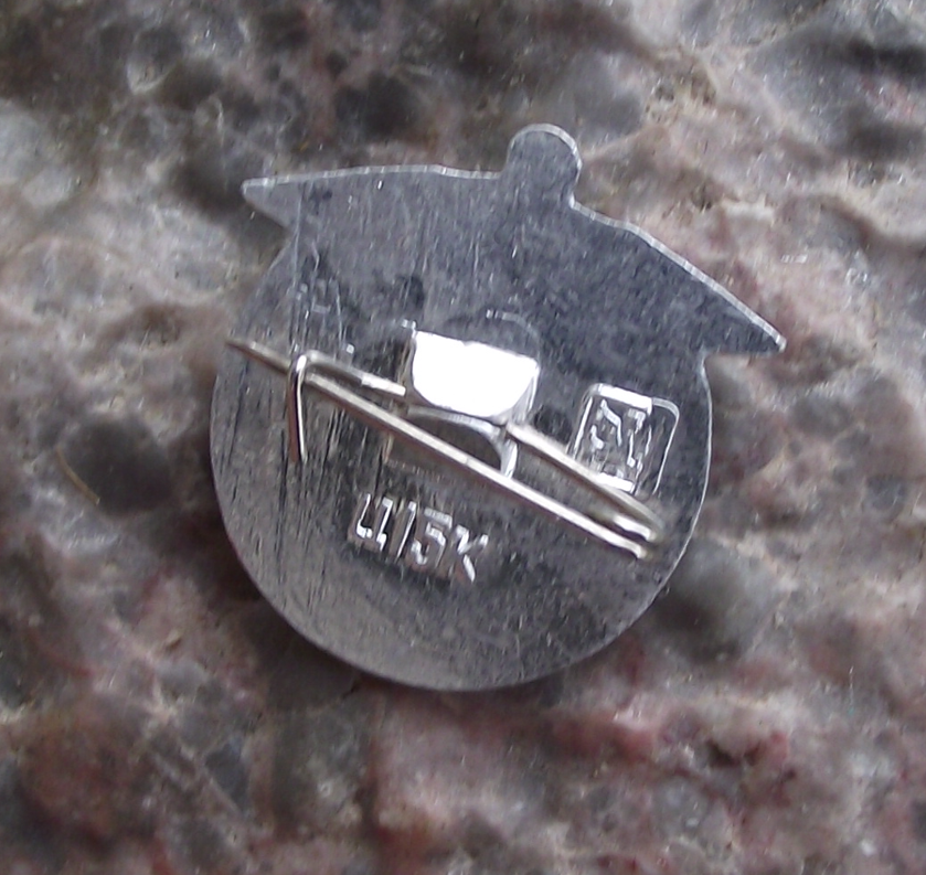 Vintage ЦAMK Russia Soviet Union Automobile Association Logo CCCP Pin Badge
