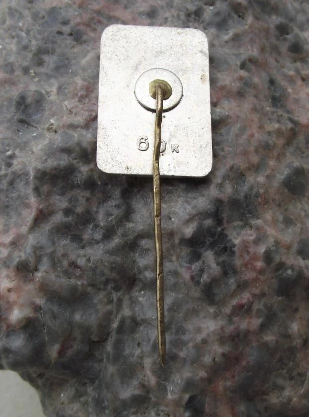 Vintage Riga Ancient City Tower Latvia Tourist Souvenir Pin Badge