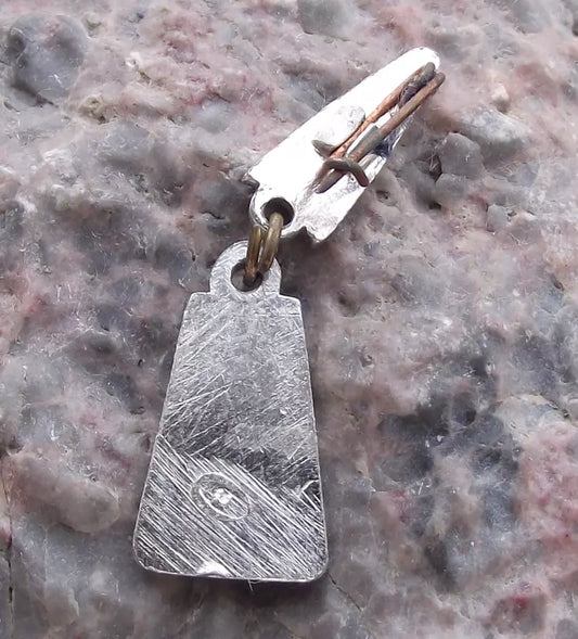 1961 Vostok 2 Soviet Union Space Mission Red Russian Rocket Pendant Pin Badge - Badgecrazy