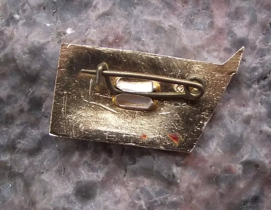 1964 Voskhod 1 Soviet Space Rocket Blast Off 3 Cosmanauts Space Race Pin Badge