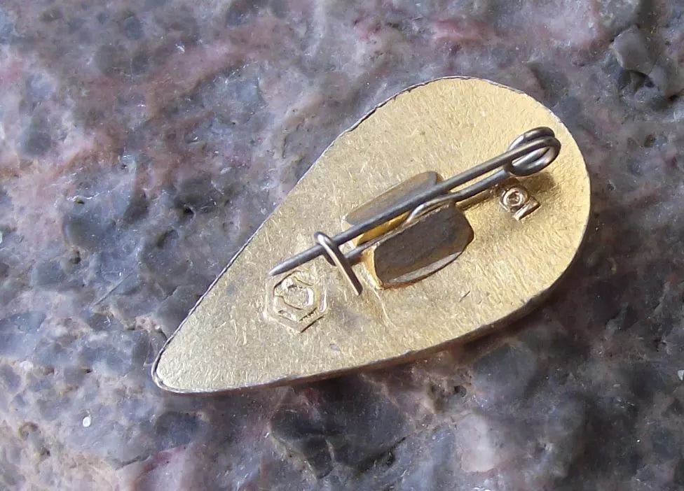 1986 Soviet Union Soyuz Mission Programme 20th Anniversary Space Pin Badge