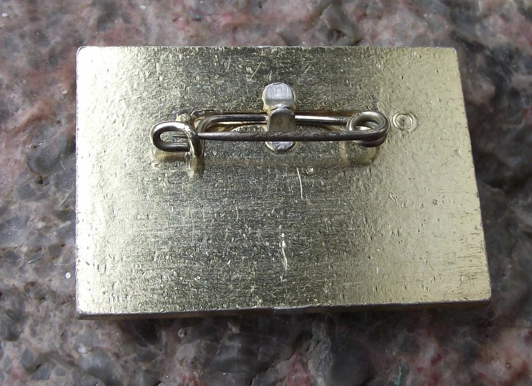 1969 FDJ Freie Deutsche Jugend Signal DDR 20 Rocket East Germany Pin Badge