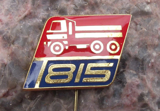 Tatra Trucks Construction Lorry T 815 Czech Heavy Duty Vehicle Pin Badge - Badgecrazy