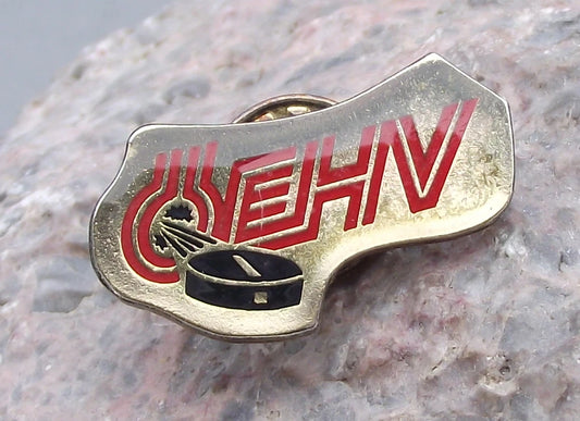 OEHV Austrian Austria Ice Hockey Association Puck Logo Pin Badge