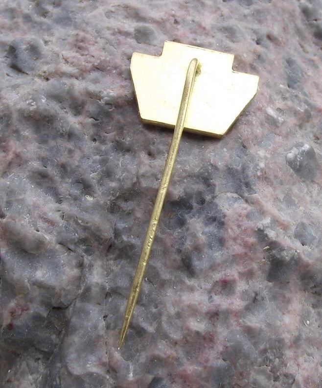 Vintage Czechoslovakia Railway CSD North West Train Network Logo Pin Badge