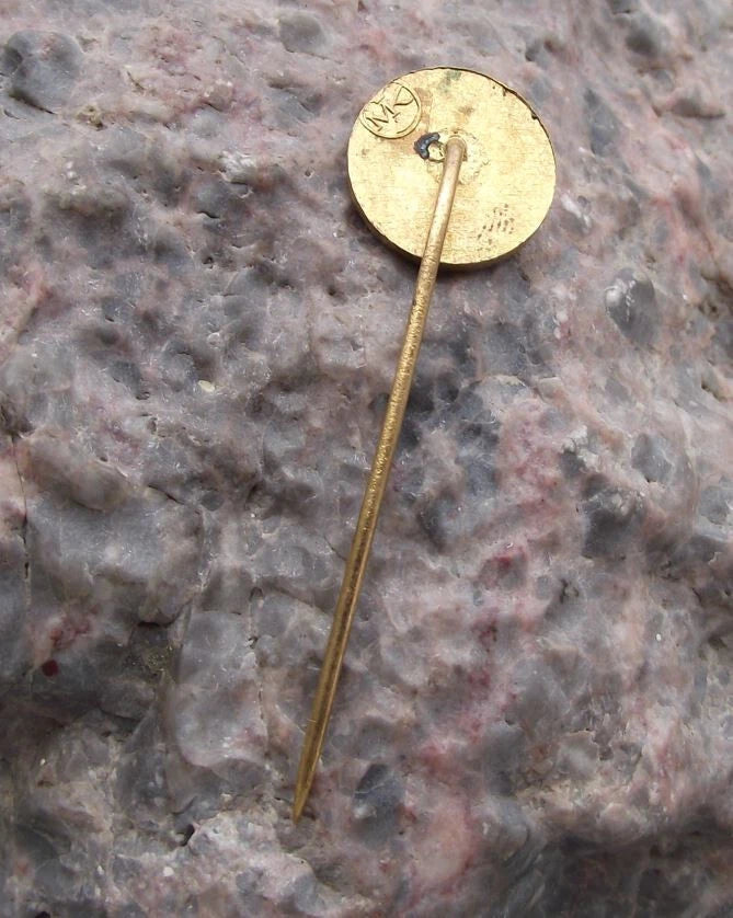 Vintage Czech CSD Vrútky Railway Works Train Locomotive SNP Pin Badge