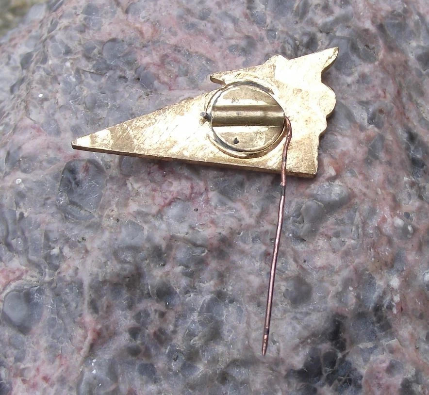 Vintage Aeroflot CCCP Russian Airlines Mil Mi-4 Soviet Helicopter Pin Badge