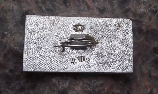 Vintage Aeroflot Aviation 1961 TU-114 Tupolev Passenger Aircraft Pin Badge