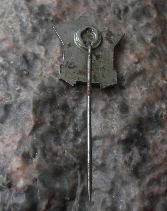 Vintage Czech Civil Defense Worker Air Raid Warden Searchlight PCO Pin Badge