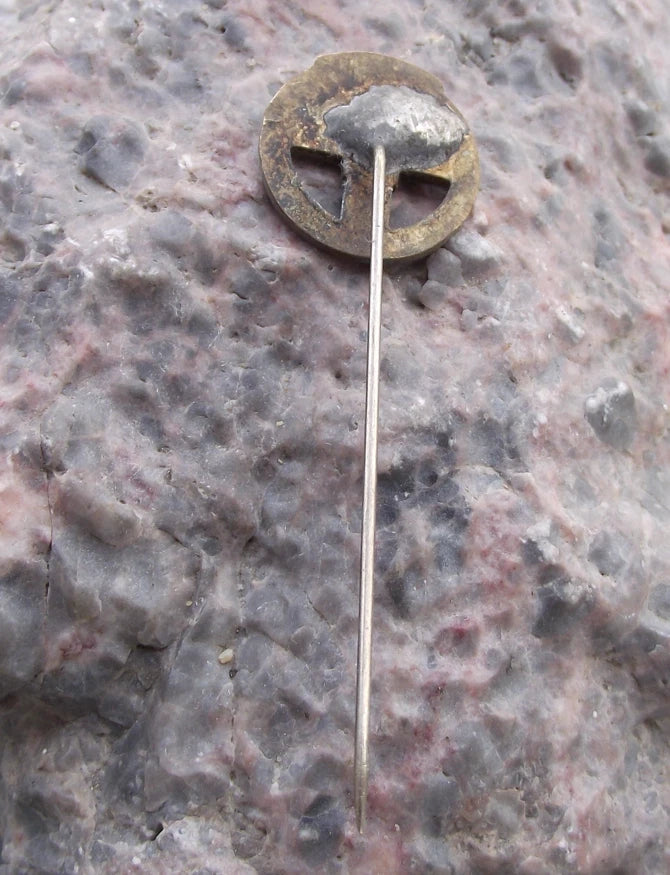 Vintage Czech State Sports Association CSTV 2nd Class Young Athlete Pin Badge