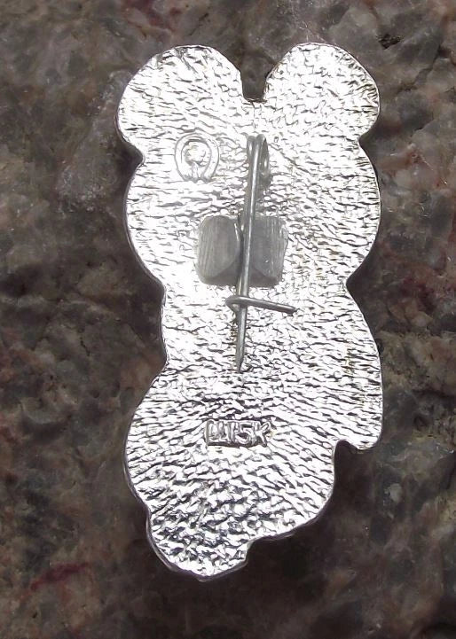 1980 Moscow Olympic Games Crazy Looking Bear Mascot Misha Pin Badge