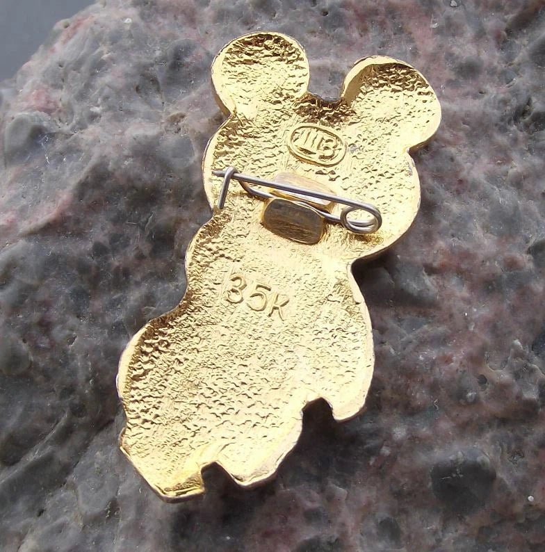 1980 Moscow Olympic Games Bear Mascot Misha Naked Pin Badge