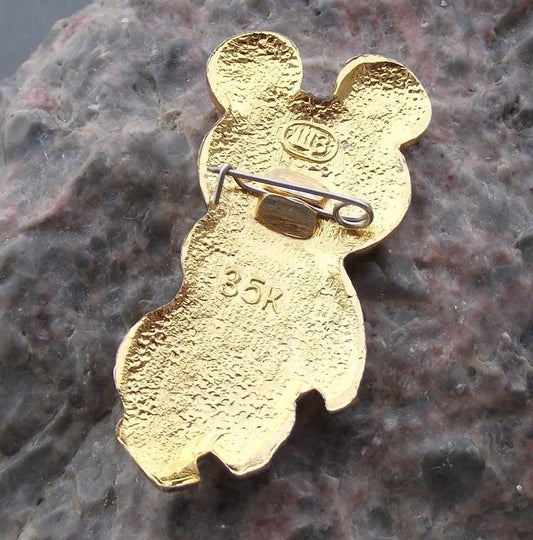 1980 Moscow Olympic Games Bear Mascot Misha Naked Pin Badge