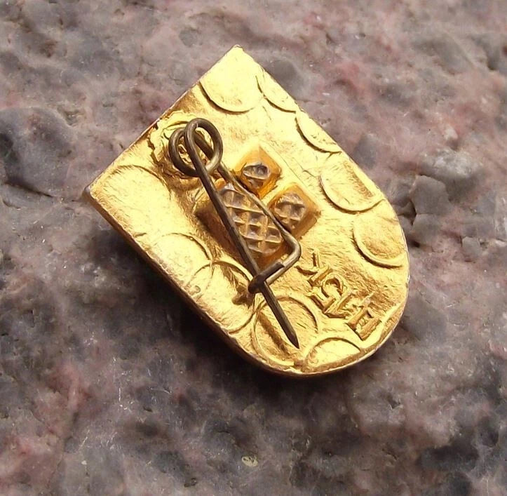 1980 Moscow Olympic Games Bear Mascot Misha Shield Pin Badge