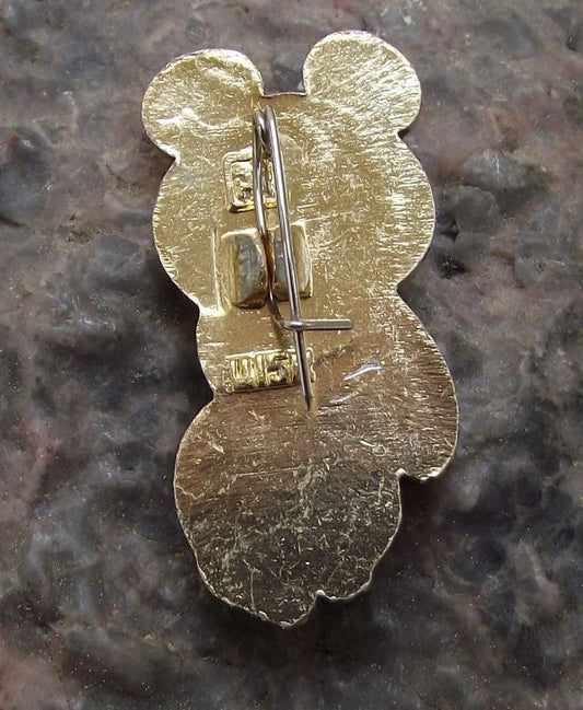 1980 Moscow Olympic Games Small Teddy Bear Mascot Misha Pin Badge