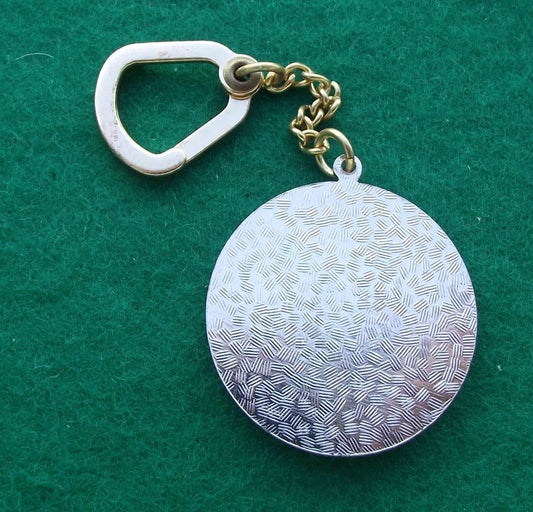 Vintage Prague Powder Tower Charles Bridge Czech Prasna Brana Key Chain Keyring