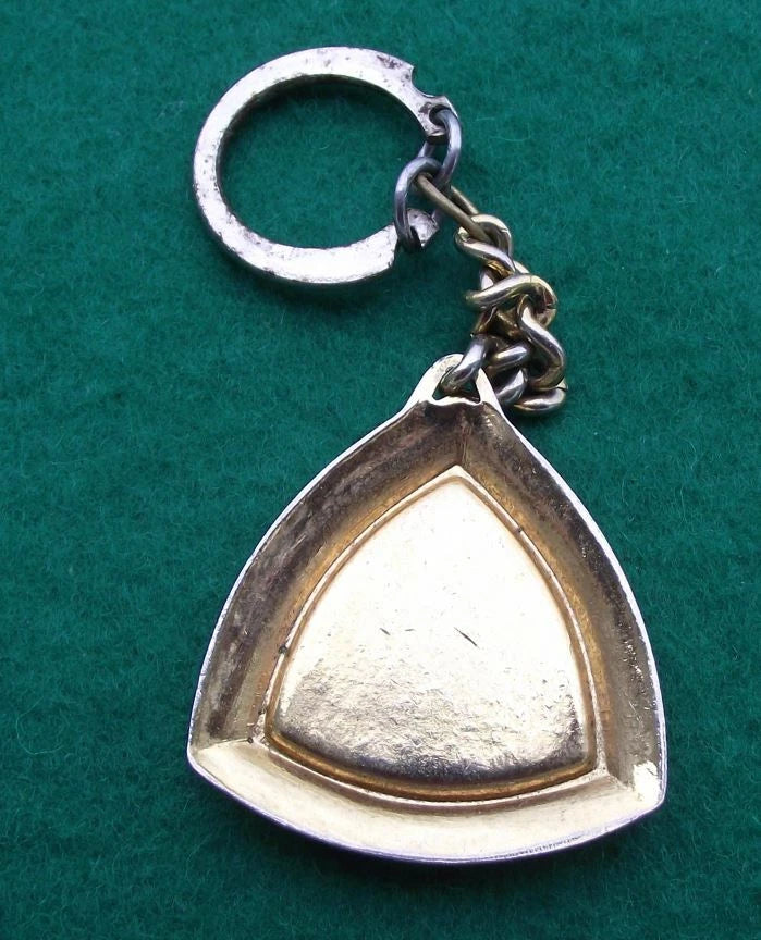 Vintage Czechoslovakia Hunters Association Twig Motif Members Key Chain Keyring