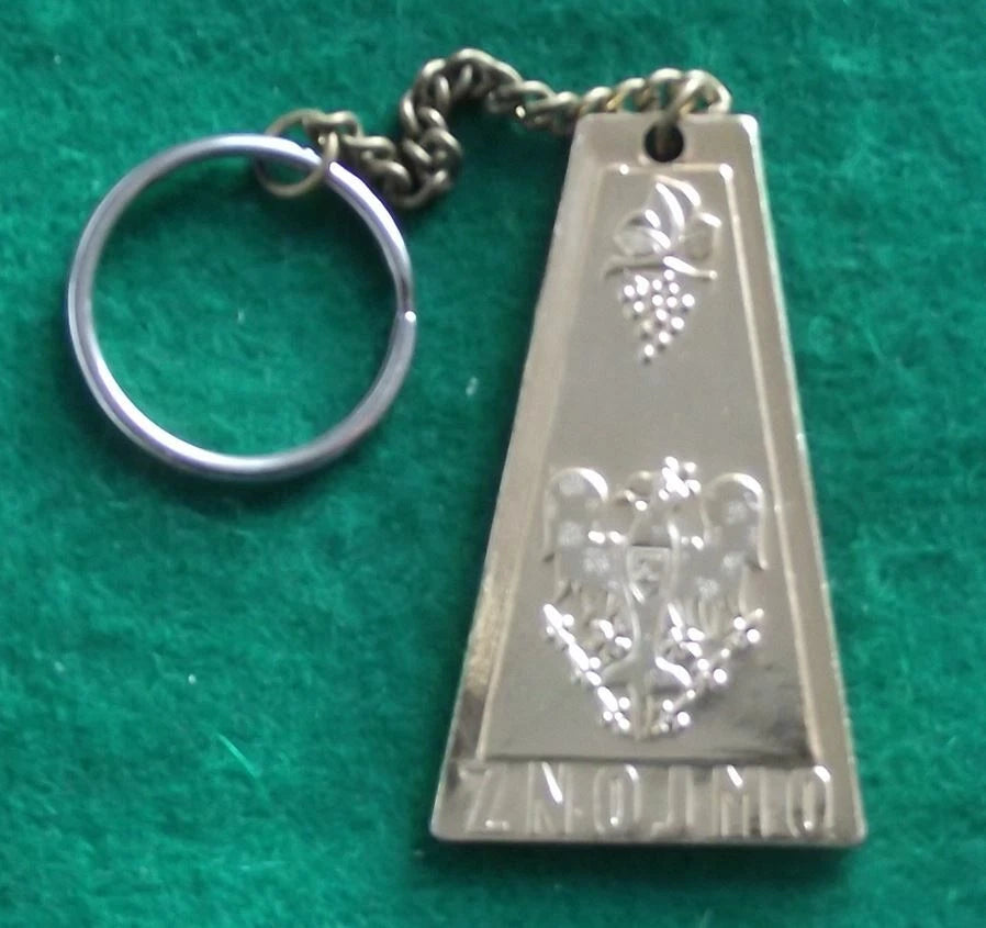 Vintage Znojmo Castle Palace Czechoslovakia Visitor Souvenier Key Chain Keyring