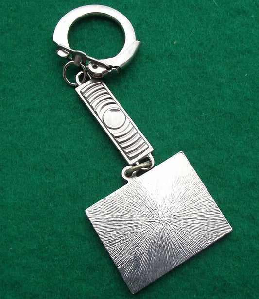 Vintage Ceska Statni Televize CST Czech State Television Broadcasting Key Ring