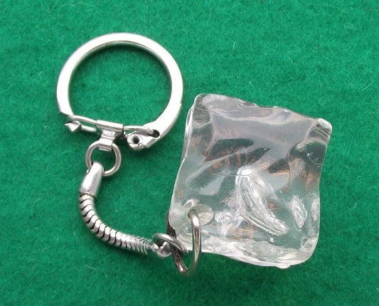 Vintage Baileys Irish Cream on The Rocks Ice Cube Drink Keyring Key Chain