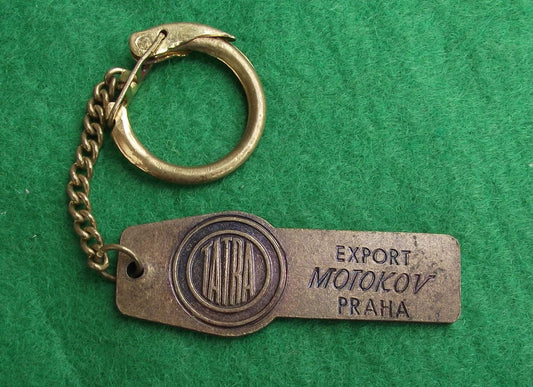 Vintage Rare Tatra 815 Czechoslovakia Truck Lorry Maker Logo Metal Key Ring