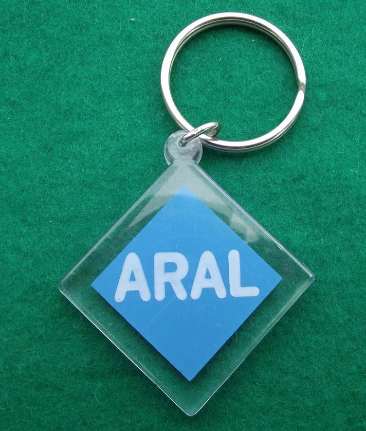 Aral Oil Company German Petrol Gas Station Firm now BP Keychain Keyring Key Ring