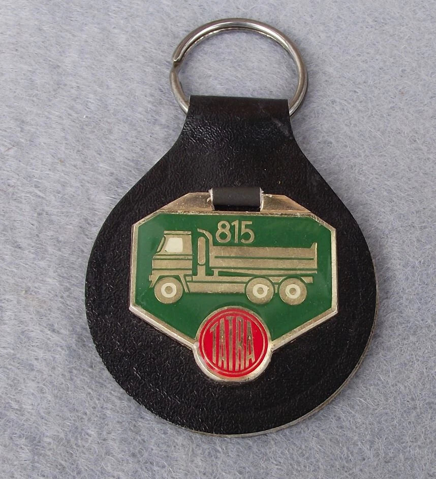 Vintage Rare Tatra 815 Czechoslovakia Truck Lorry Maker Logo Chain Key Ring
