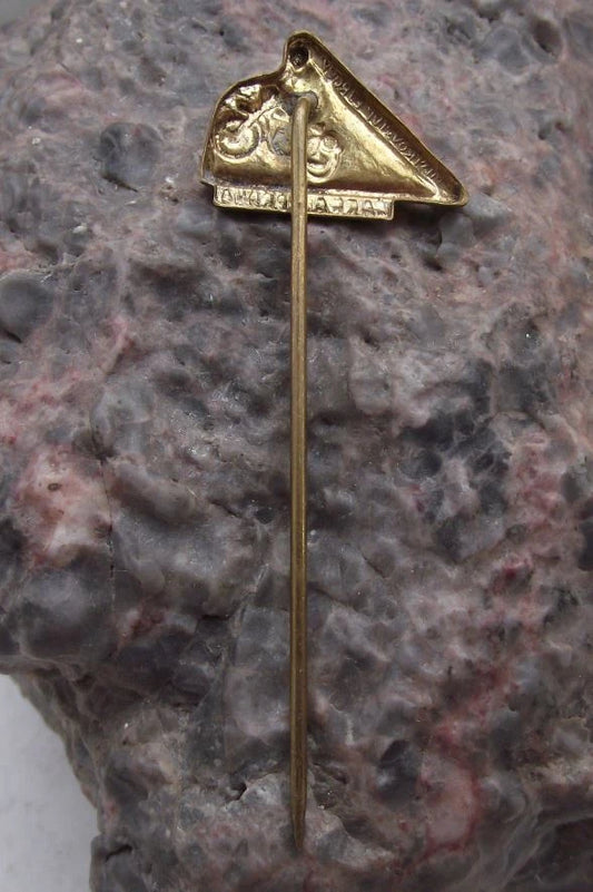 Vintage FIM European Championship Motocross MX Motorbike Sarka Prague Pin Badge