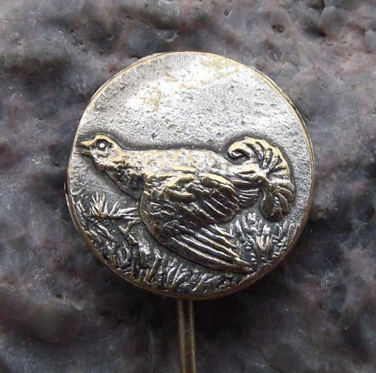 Vintage Giant Grouse Capercaillie Czech Hunting Association Game Bird Pin Badge