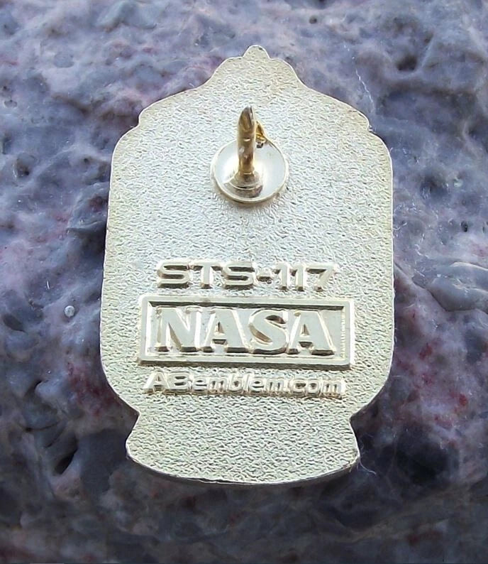 Official NASA Space Shuttle Mission STS 117Pin Badge from Personal Collection