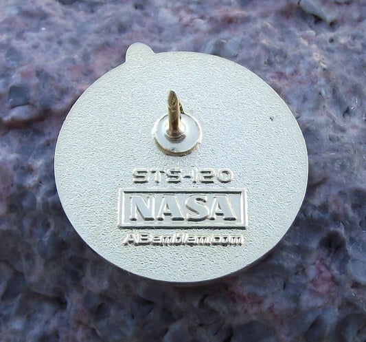 Official NASA Space Shuttle Mission STS 120 Pin Badge from Personal Collection