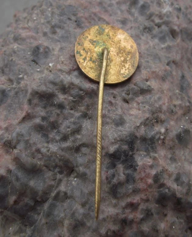 Vintage Telc UNESCO Heritage Site Teltsch Moravia Royal Crown Pin Badge