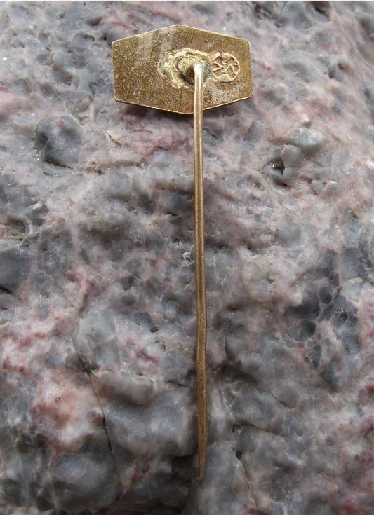 Vintage Slavkov u Brna Austerlitz Napoleonic War 1912 Cairn of Peace Pin Badge