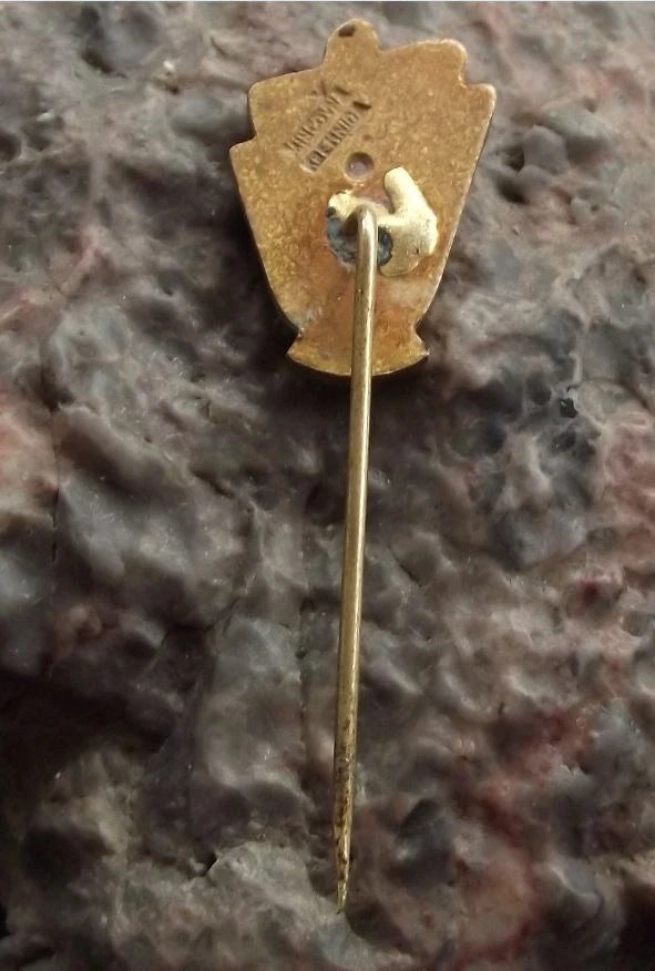 Vintage Dukla Pass Battle Memorial Czech Army 1st Division WW2 SPB Pin Badge