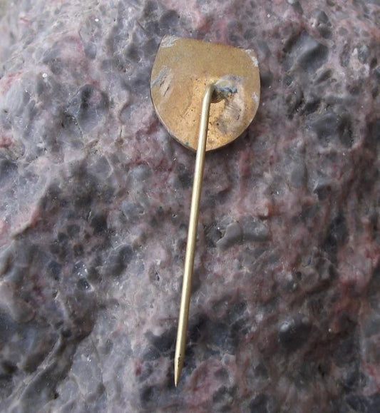 1970 Dobřany Czech Coat of Arms 750th Anniversary Heraldic Crest Pin Badge