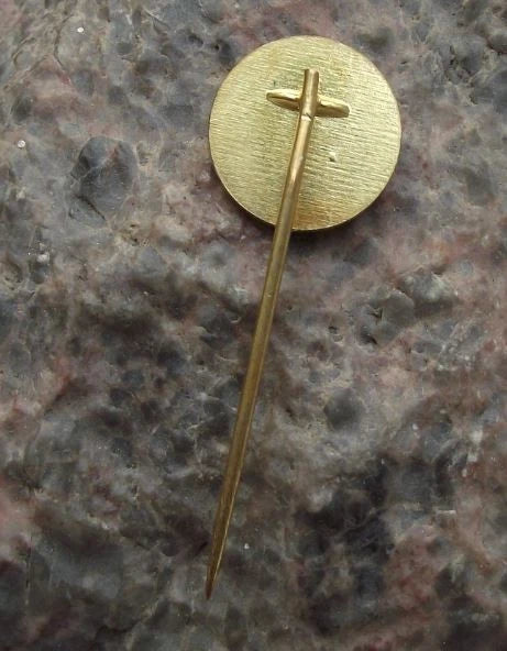 Vintage Prague Zoo African Zebra Wild Horse Pin Badge