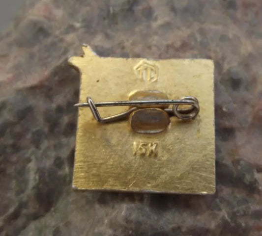 1971 First Space Station Soyuz 10 Salyut 1 Russian Space Dock Mission Pin Badge - Badgecrazy