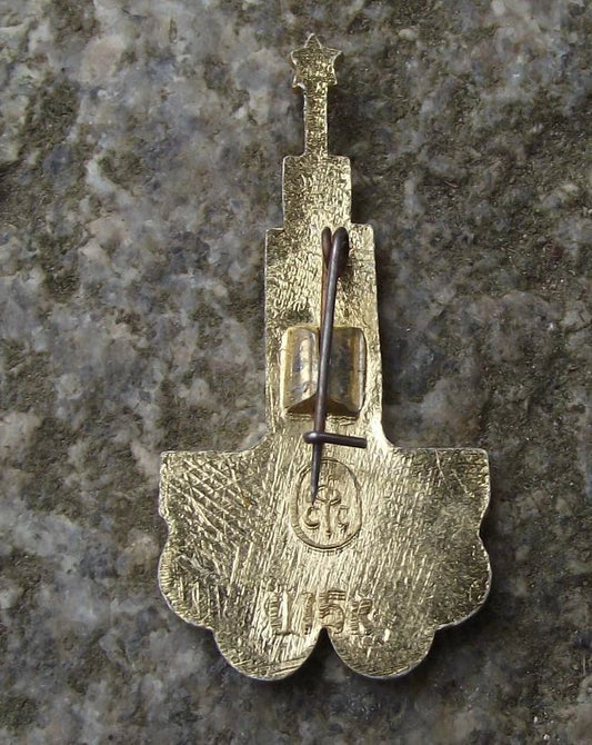1980 Moscow Olympic Games USSR Soviet Union Official Motif Pin Badge