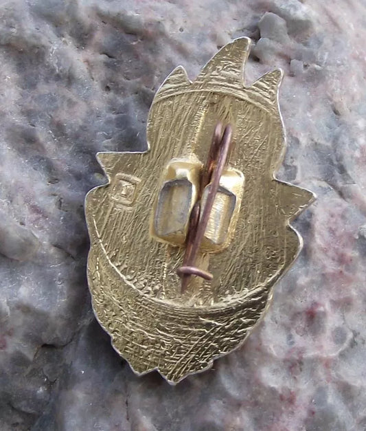 Always Ready Soviet Young Pioneer Youth Red Star Flaming Grade 2 Pin Badge - Badgecrazy